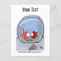 Funny Fish Story Briefkaart