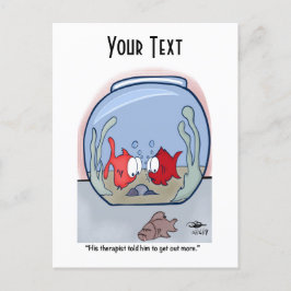 Funny Fish Story Briefkaart