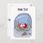 Funny Fish Story Briefkaart (Voorkant / Achterkant)