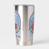 Funny Fish Story Geïsoleerde Drinkbeker (Rechts)