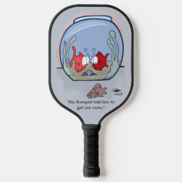 Funny Fish Story Pickleball Paddle