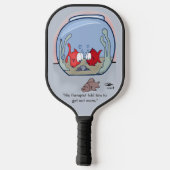 Funny Fish Story Pickleball Paddle (Achterkant)