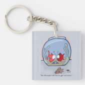 Funny Fish Story Sleutelhanger (voorkant)