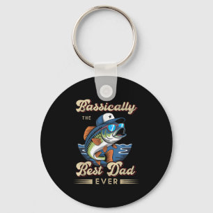 Funny Fisherman Best Dad Ever B Gevist Vaders Da Sleutelhanger