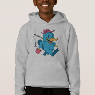 Funny Fisherman Duckbill Cartoon Design