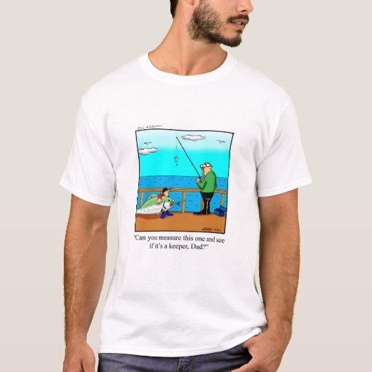 Funny Fisherman Humor T-shirt (Voorkant)