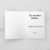 Funny Fisherman Retirement Kaart (Binnen)