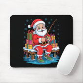 Funny Fisherman Santa Fishing Lovers Christmas Xma Muismat (Met muis)