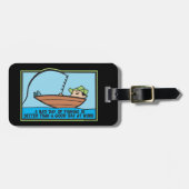 Funny Fisherman's Bagagelabel (Voorkant horizontaal)