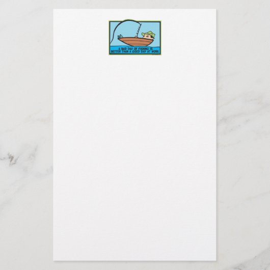 Funny Fisherman's Briefpapier (Voorkant)