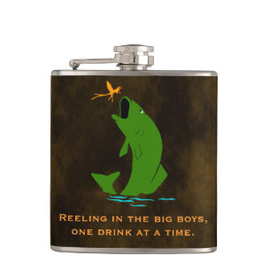 Funny Fisherman's Custom Flask Heupfles