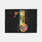 Funny Fisherman's Lucky Fishing Shirt - Do Not Wa- Fleece Deken (Voorkant (Horizontaal))