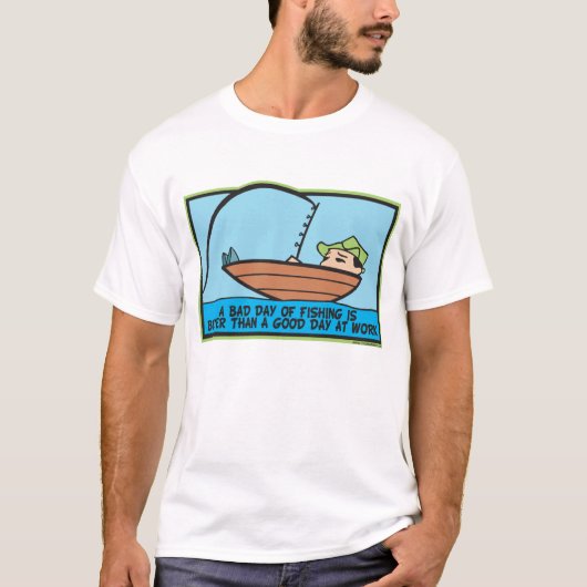 Funny Fisherman's T-shirt (Voorkant)