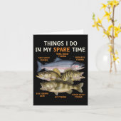 Funny Fishing Apparel For Men, Youth And Boys _ B  Kaart (Gele Bloem)