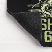 Funny Fishing Boy Teens Kid Camouflage Usa Flag B  Muismat (Hoek)