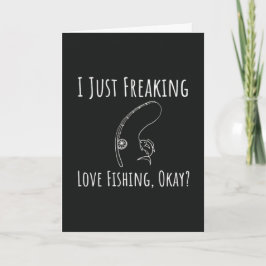 Funny Fishing Cards Fisherman Humor Angling Kaart