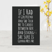 Funny Fishing Cards For Men Teen Boys For Him Guys Kaart (Gele Bloem)