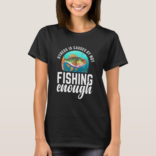 Funny Fishing Design Bass Fly Fishing Lovers_1 T-shirt (Voorkant)