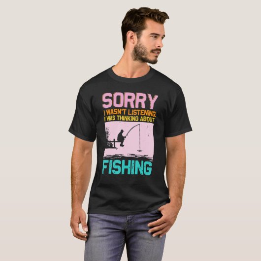Funny Fishing For Men Women Trout Bass Fisherman V T-shirt (Voorkant volledig)