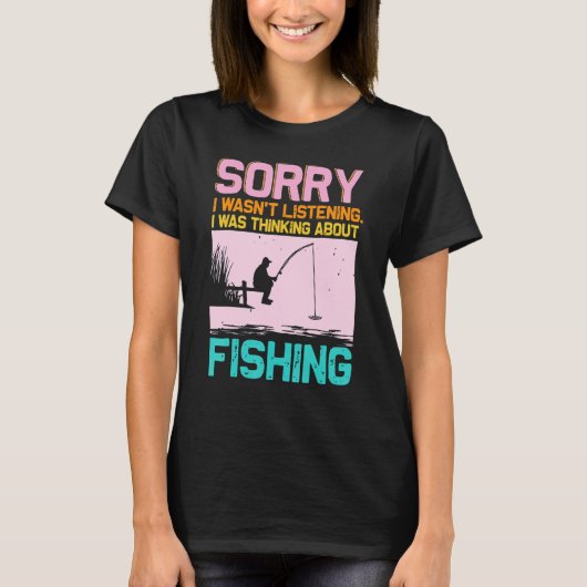 Funny Fishing For Men Women Trout Bass Fisherman V T-shirt (Voorkant)