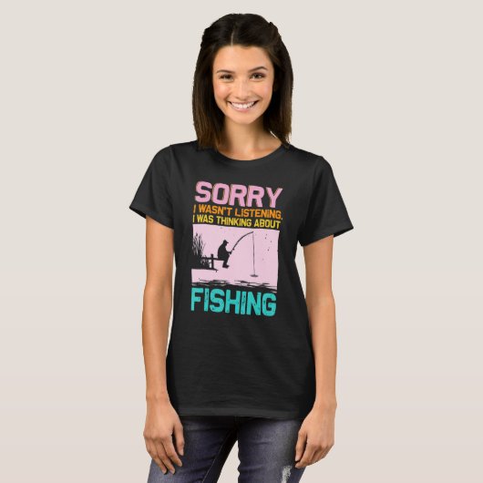 Funny Fishing For Men Women Trout Bass Fisherman V T-shirt (Voorkant volledig)