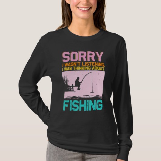Funny Fishing For Men Women Trout Bass Fisherman V T-shirt (Voorkant)