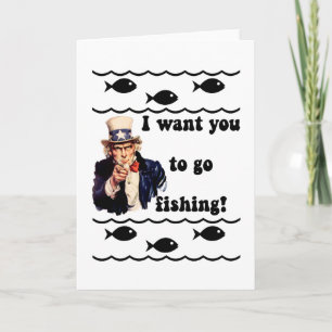 Funny Fishing humor Kaart