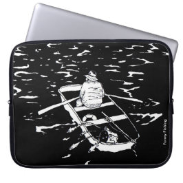 Funny Fishing Laptop Sleeve