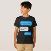 Funny Fishing Message Humor Fisher Gift Dad Father T-shirt (Voorkant volledig)