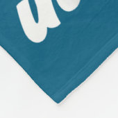 Funny Fishing Quote Hooked On B Fishing  Fleece Deken (Hoek)