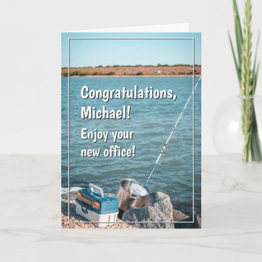 Funny Fishing Retirement Card Kaart (Voorkant)