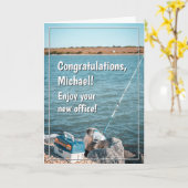 Funny Fishing Retirement Card Kaart (Gele Bloem)