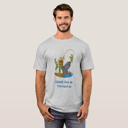 Funny Fishing shirt (Voorkant volledig)
