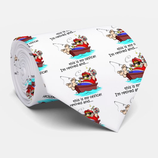 Funny Fishing Stropdas (Opgerold)