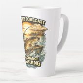 Funny Fishing T-Shirt – Weekend Forecast 100% Chan Latte Mok (Rechterhoek)