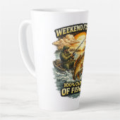 Funny Fishing T-Shirt – Weekend Forecast 100% Chan Latte Mok (Linkerhoek)