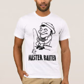Funny Fishing T-shirts, MASTER BAITER T-shirt (Voorkant)