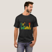 Funny Fishing T  The Rodfather Mens Fathers Day T-shirt (Voorkant volledig)