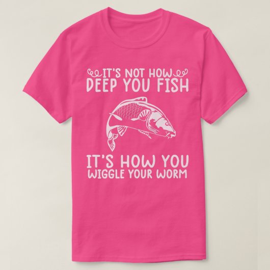 Funny Fishing Tshirt Mannen Vist voor (Design voorkant)