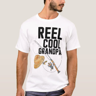 Funny Fishing Vintage Reel Cool Opa T-Shirt