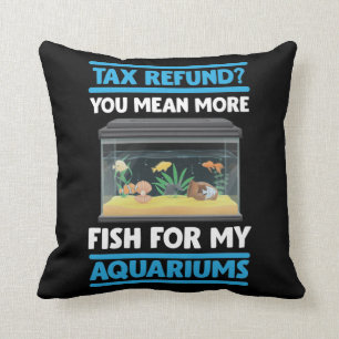 Funny Fishkeeper Accounting Aquarium Fish Lover Kussen