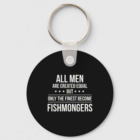 Funny Fishmonger Shirt_ Perfect Job & Work Gif Sleutelhanger (Voorkant)