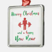 Funny Fitmas Merry kerstfitness Ornament (Links)