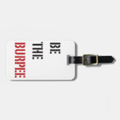 Funny Fitness Burpee Gym Humor Bagagelabel (Voorkant horizontaal)