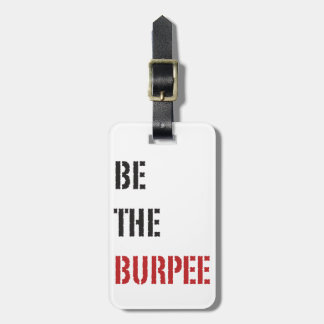 Funny Fitness Burpee Gym Humor Bagagelabel