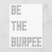 Funny Fitness Burpee Gym Humor Briefkaart (Voorkant)