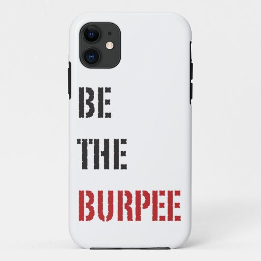 Funny Fitness Burpee Gym Humor Case-Mate iPhone Case (Achterkant)