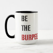 Funny Fitness Burpee Gym Humor Mok (Links)