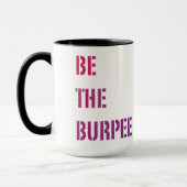 Funny Fitness Burpee Gym Humor Mok (Links)