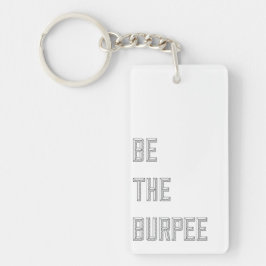 Funny Fitness Burpee Gym Humor Sleutelhanger